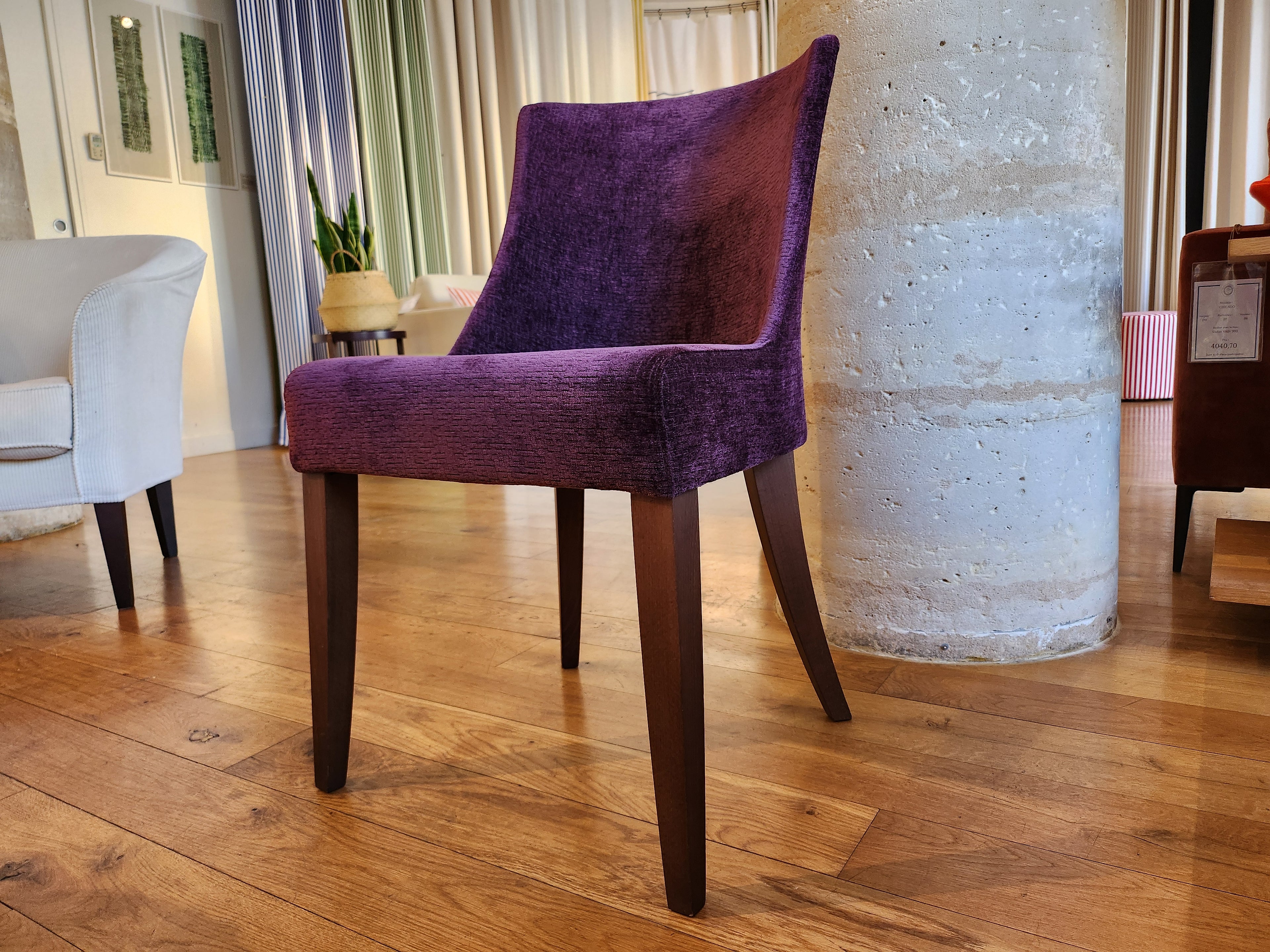 Chaise Lisa - Prune