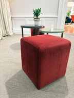 Pouf Accent - Rouge