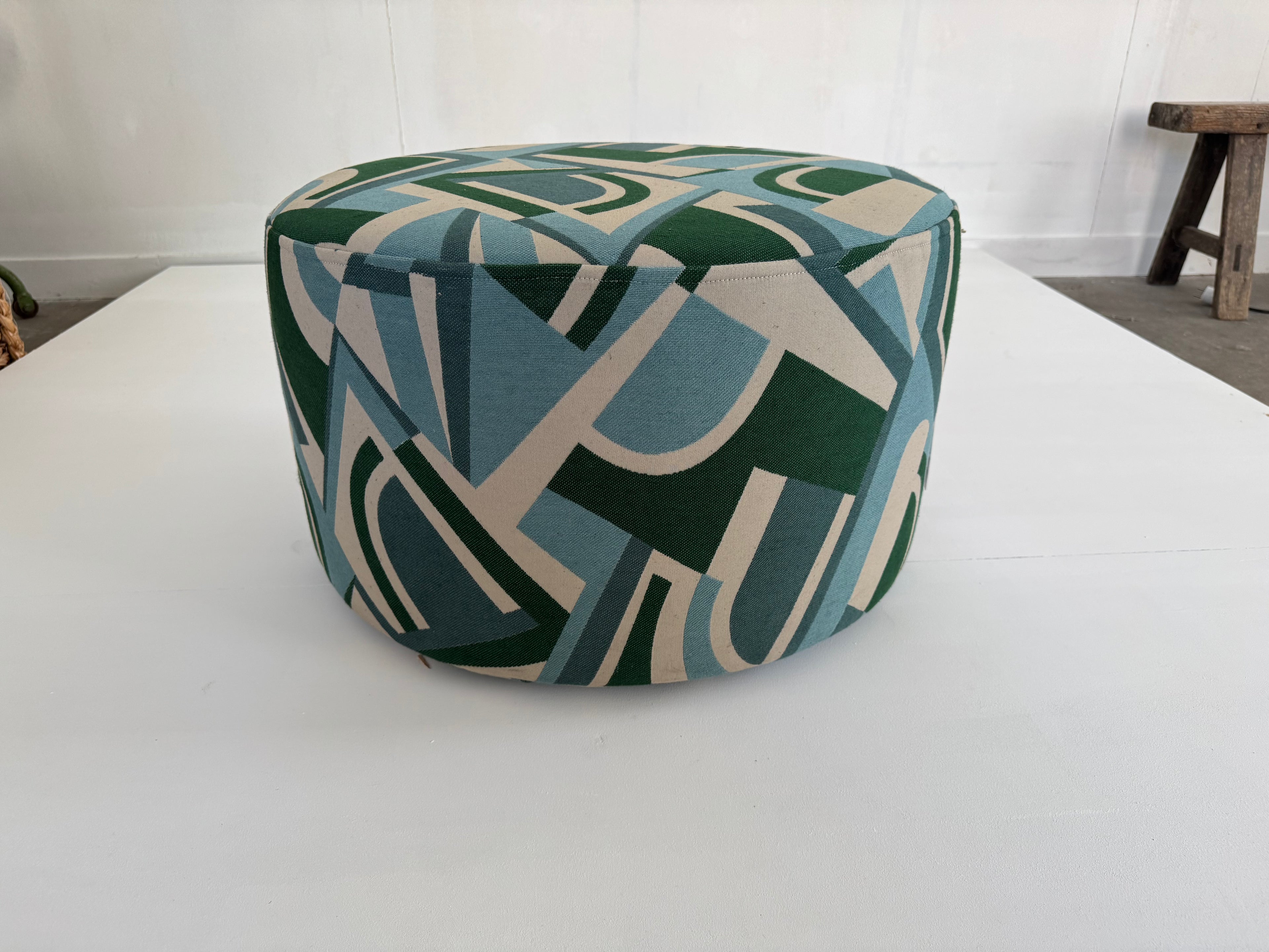 Pouf Virgule - Vert nordmann