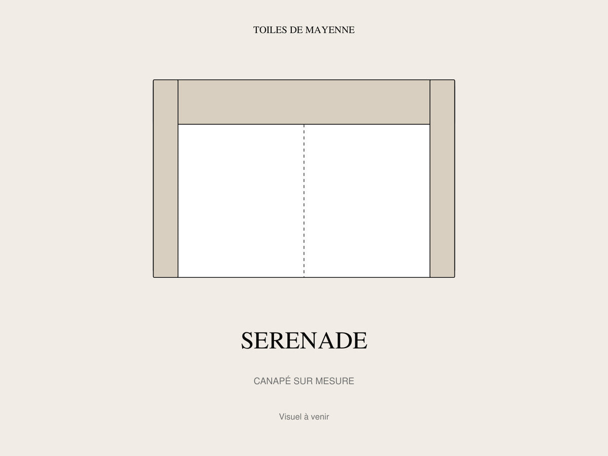 Canapé Serenade sur mesure, visuel à venir