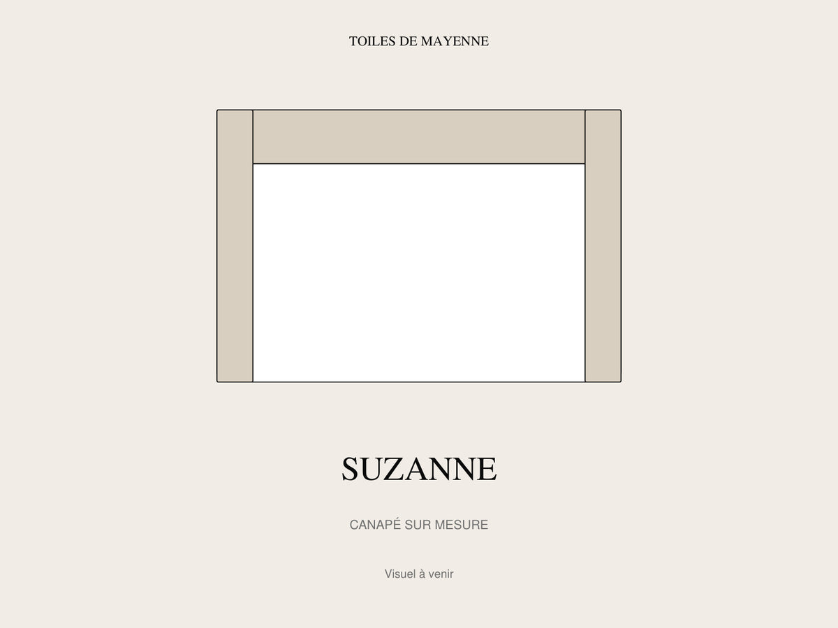 Canapé Suzanne sur mesure, visuel à venir