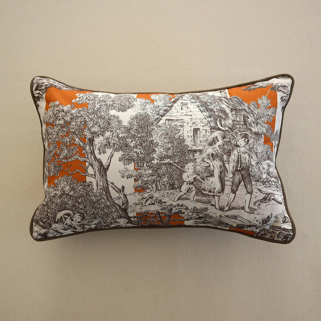 Housse de Coussin Rayure du Maine