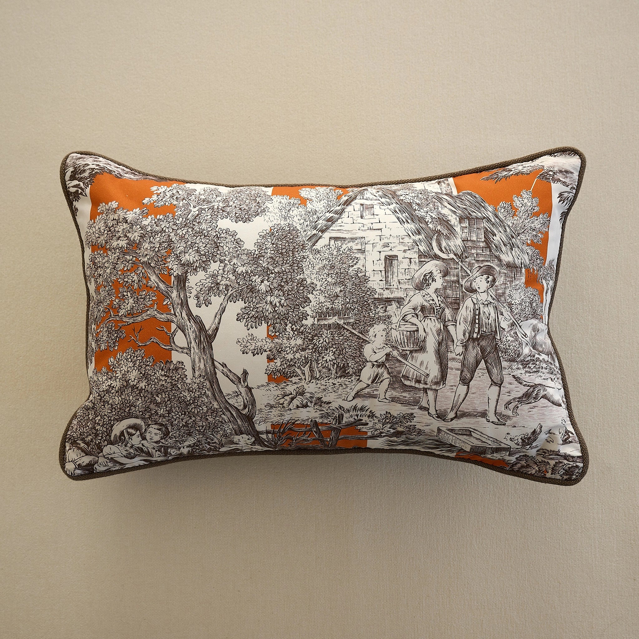 Housse de Coussin Rayure du Maine
